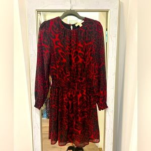 Red Michael Kors dress